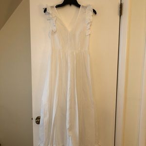 Shein white maxi dress